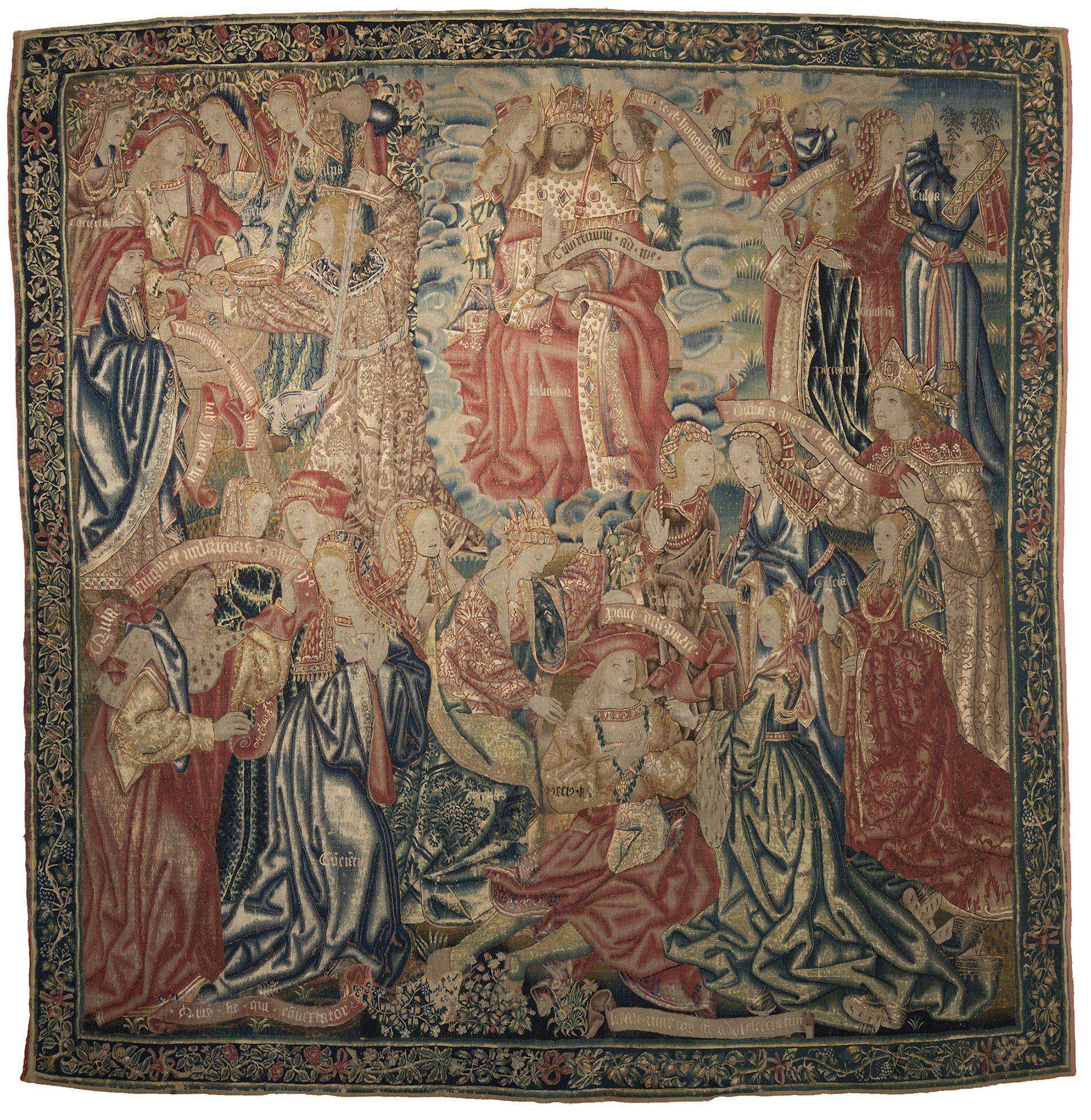 “Il trionfo di Cristo”, Bruxelles, Belgio, XVI secolo, I quarto, 346 x 330 cm. Galleria Moshe Tabibnia, Milano