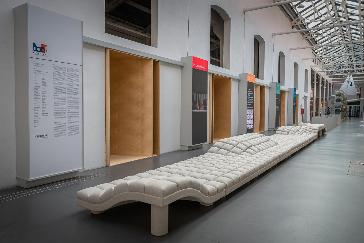 Mostra '100+1 Alberto Rosselli per Saporiti Italia', installation view ADI Design Museum. Credits Giorgio Giovara