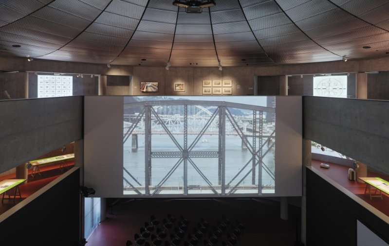 Il territorio come palinsesto: l’eredità di André Corboz, Teatro dell’architettura Mendrisio. Installation view. Ph. Enrico Cano