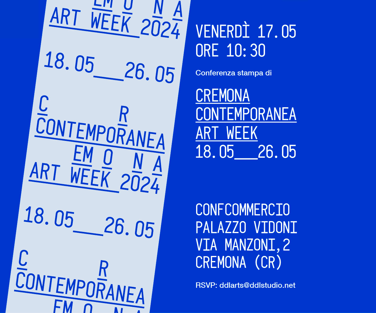 invito grafico | Cremona Contemporanea Art Week