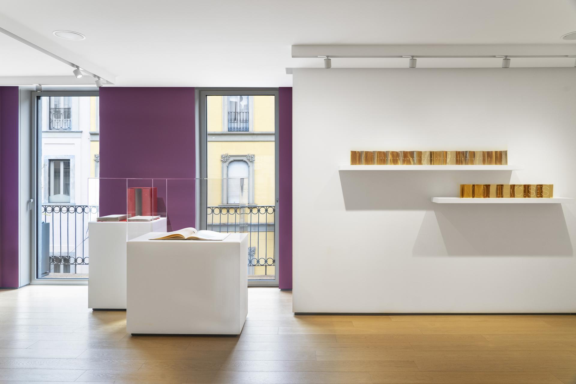 Installation view, Opus liber, BUILDING TERZO PIANO, Milano, ph. Simone Panzeri