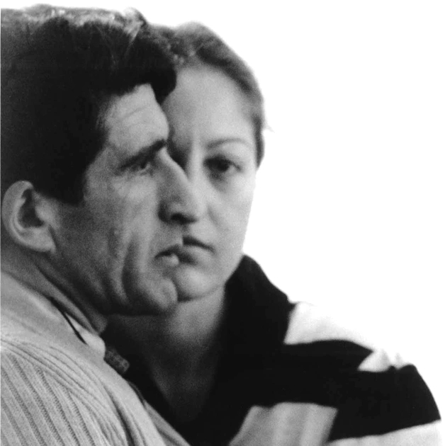 Valerio e Camilla Adami a New York nel 1991. Courtesy Archivio Valerio Adami.