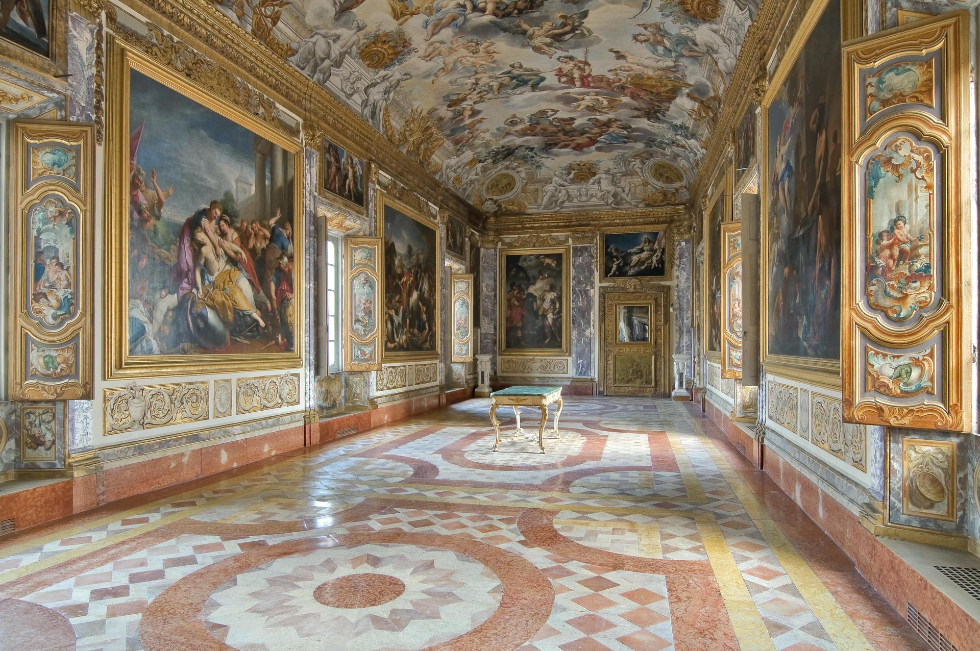 Musei Civici di Palazzo Buonaccorsi, Macerata, galleria dell'Eneide