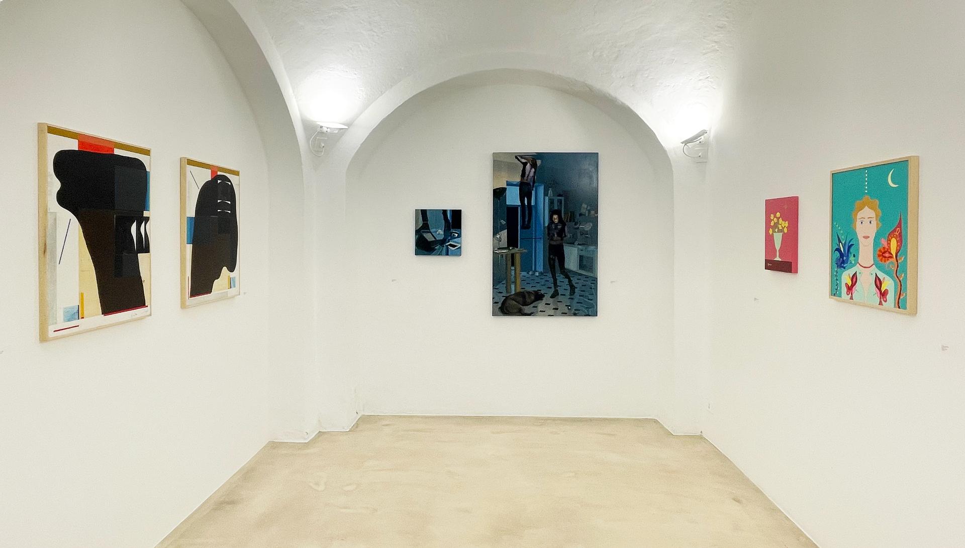 Installation view, PITTORI D'ITALIA. Giovani, giovanissimi... anzi maturi, Antonio Colombo Arte Contemporanea